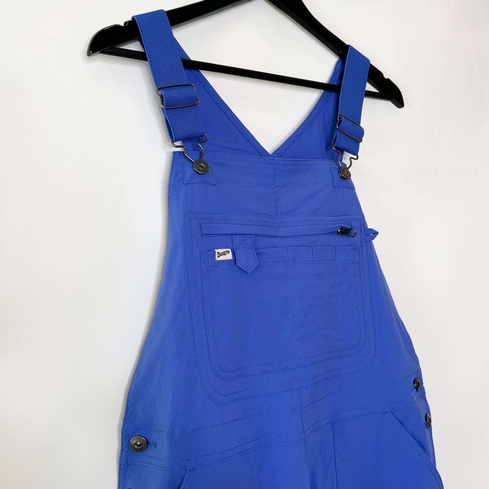 Duluth Trading Co Royal Blue Women's Overalls - Picture 2 of 10
